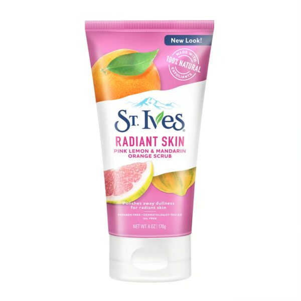 St Ives Even & Bright Pink Lemon & Manderin Face Scrub 150ml